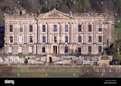 Chatsworth House Derbyshire England Stock Photo Alamy