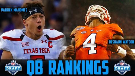 2017 NFL Draft Quarterback Rankings NFL Draft QB Prospect Rankings