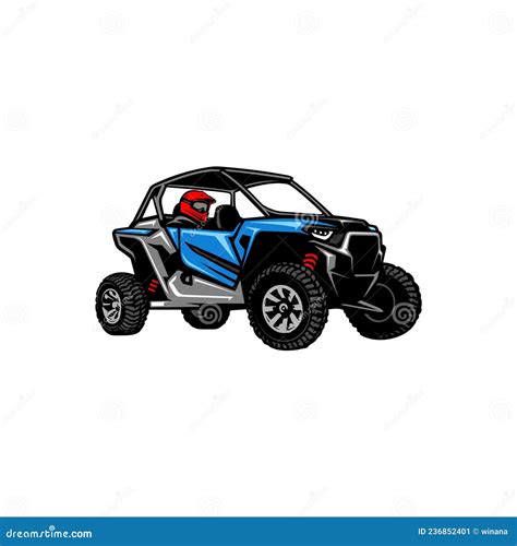 Fuera De Carretera Adventure Utv Buggy Vector De Ilustración Ilustración Del Vector