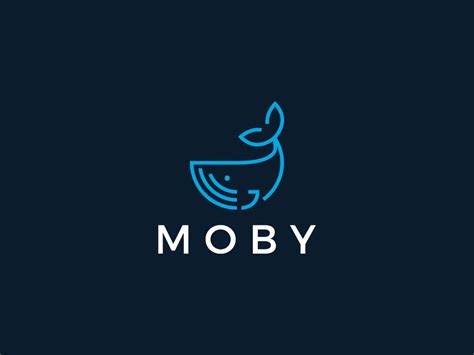 MOBY LOGO | Minimal logo design, Logo design, Brochure design template