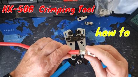 Hx 50b Battery Cable Lug Crimping Tools Hand Electrician Pliers For Crimping Wire Cable From 6