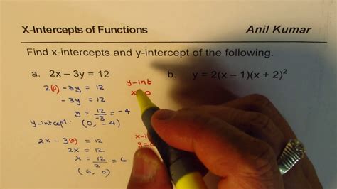 X Intercept Of Cubic And Linear Functions Youtube