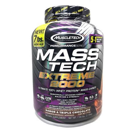 Mass Tech Extreme Lbs Sabor Triple Chocolate Muscletech