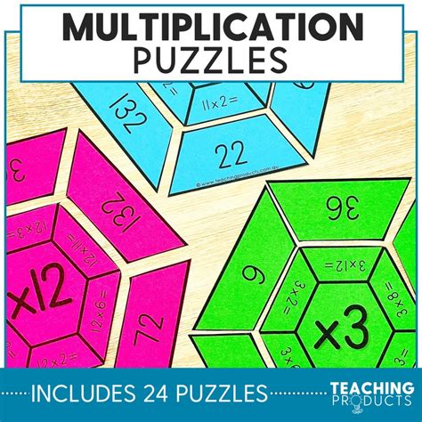 Multiplication Puzzles Teaching Products