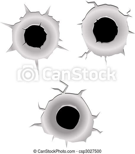 How To Draw A Bullet Hole