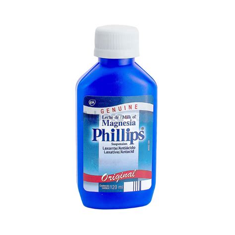 Leche De Magnesia Phillips Frasco 120 Cc Fybeca