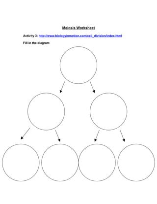 Meiosis Animation Microscopy Interactive Game Worksheet Pdf