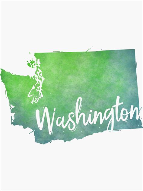 "Washington" Sticker by Motivburg | Redbubble