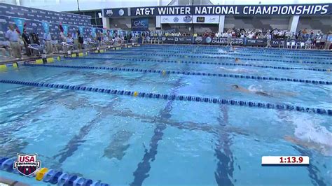 2014 AT T Winter National Championships Mens 200y IM B Final YouTube