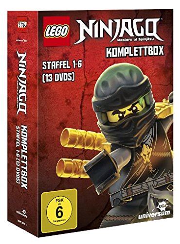 Lego Ninjago Komplettbox Staffel 1 6 13 DVDs Amazon De Dan