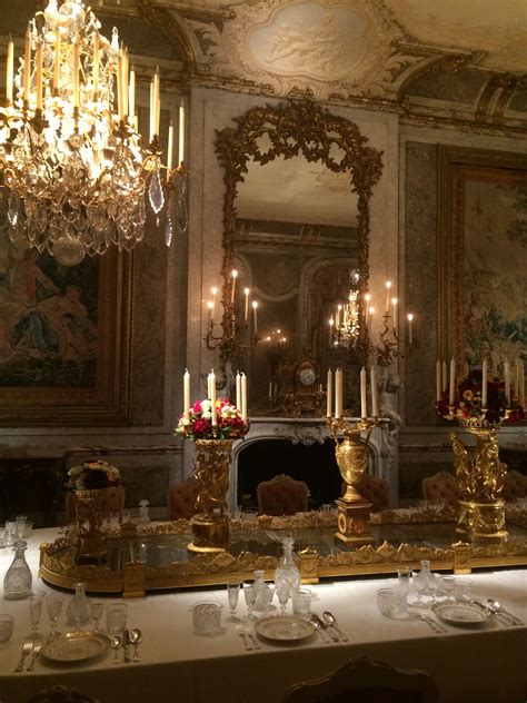 Waddesdon Manor Lavish Dining Elegant Dinning Room Elegant Dining