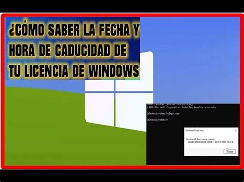 Como Saber Cuando Caduca La Licencia De Windows F Cil Youtube