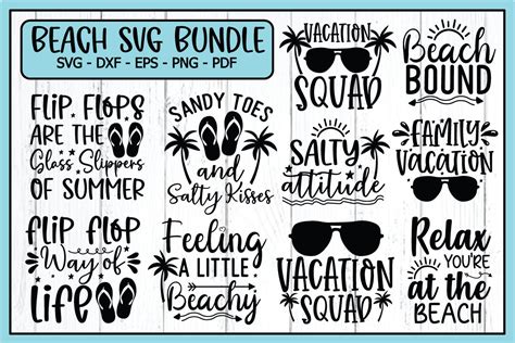 Summer Quotes Funny Beach Svg Bundle Graphic By Funnysvg · Creative