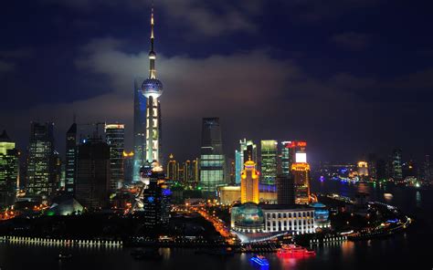 Shanghai City China 4k Hd Wallpapers Wallpaper Cave