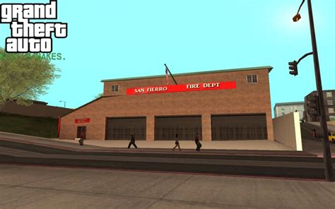 Gta San Andreas San Fierro Fire Station Alt Version Mod