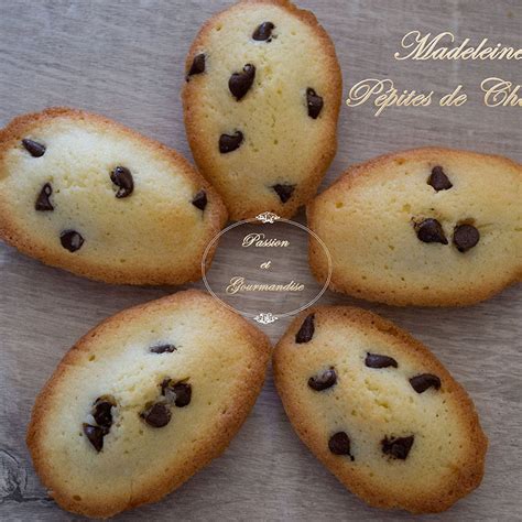 Recette Madeleines aux pépites de chocolat