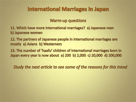 Ppt International Marriage And Bilingualism Powerpoint Presentation