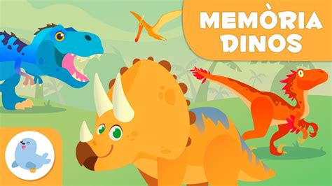 DINOSAURES per a nens en català Aprèn els DINOSAURES Joc de memòria