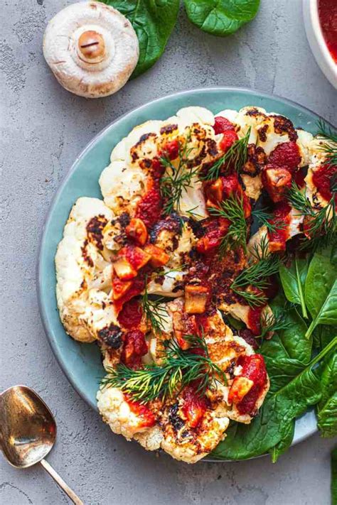 Vegan Tahini Cauliflower Steak 5 Earth Of Maria