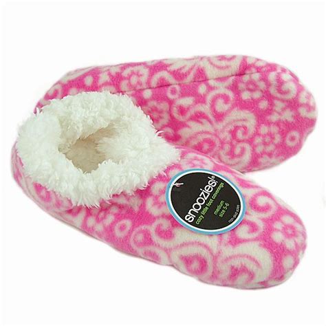 Snoozies Pink Slippers Pink Monkeys Funky Ts Pink Slippers