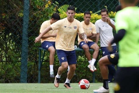 SPFC não terá James Rodríguez e mais três no início do Paulistão