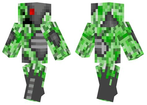 Creeper Cyborg Minecraft Skins