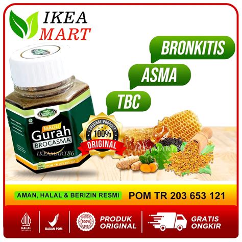 Jual Madu Gurah Brocasma Madu Atasi Asma Sesak Nafas Batuk Bronkitis