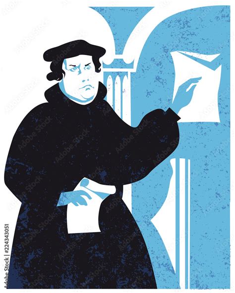 Vetor De Martin Luther Vector Illustration The Key Person In