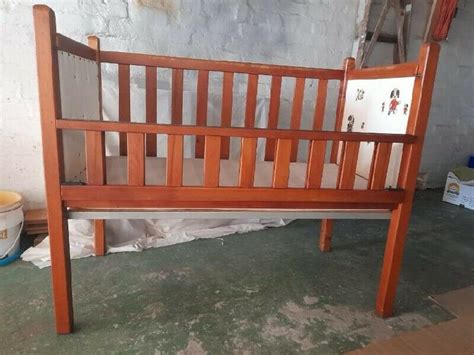 Hand Made Solid Yellow Wood Baby Cot In Port Elizabeth Clasf Home And