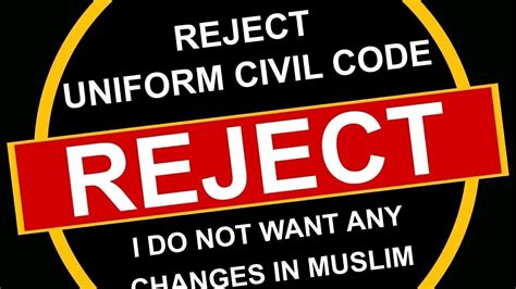 Petition · Reject Uniform Civil Code India ·