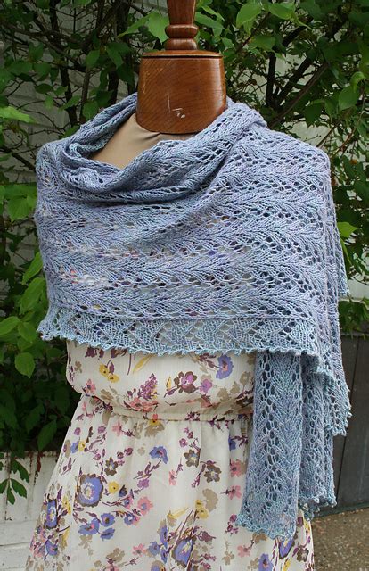 Ravelry Something Blue Shawl Pattern By Meridith Shepherd