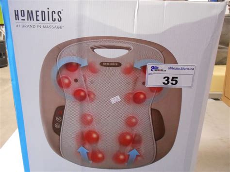 Homedics Shiatsu Pro Back Massager With Heat Able Auctions