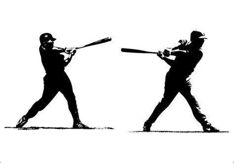 Premium Vector Baseball Player Vector Baseball Player Silhouette