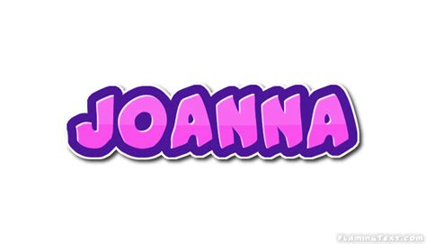 Joanna Logo Free Name Design Tool From Flaming Text