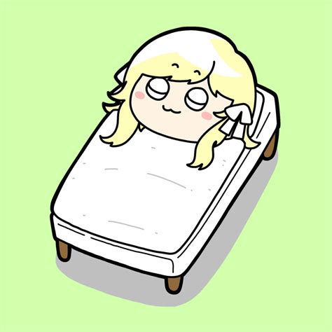 Safebooru 1girl 3 Assault Lily Bed Blanket Blonde Hair Blush Chibi Closed Eyes Closed Mouth