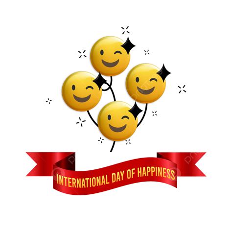 Día Internacional De La Felicidad Diseño De Ilustraciones Vectoriales Png Dia Internacional De