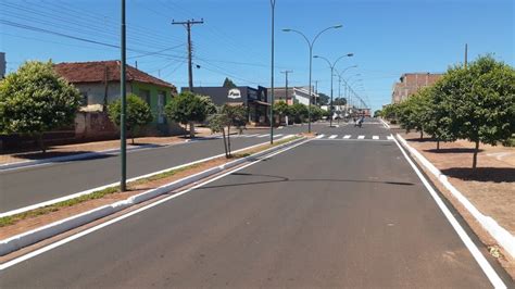 Revitaliza O De Principal Avenida De Japor Conclu Da Sinaliza O