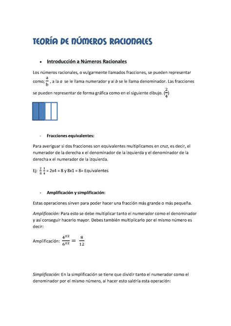 Calaméo Teoría Números Racionales