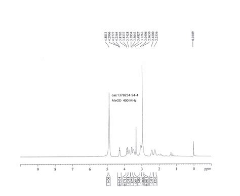 bis trifluoroacetic acid 2173083 55 9 核磁图 1HNMR