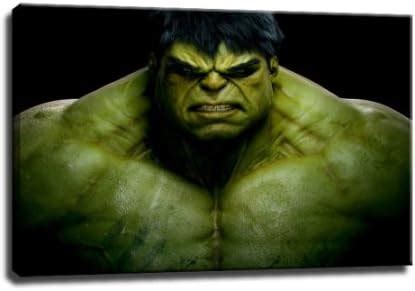 Hulk Bild Auf Leinwand 100 X 70 Cm Fertig Gerahmte Kunstdruck