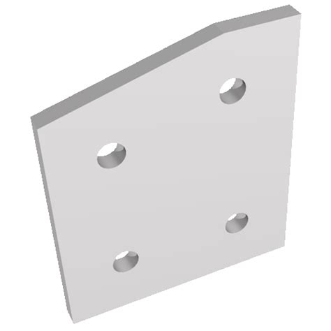 J43163 40 S 4 HOLE 15 DEGREE ANGLE JOINING PLATE | Parco Inc. Aluminum ...