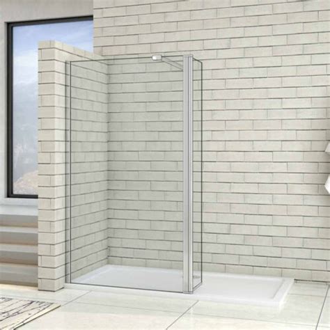 Walk In Wet Room Shower Screen Panel 8mm Easyclean Glass Shower Cubicle