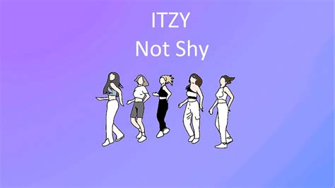 ITZY Not Shy Dance Practice Animation YouTube