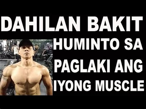 MGA TIPS UPANG HINDI MAHINTO SA PAGLAKI ANG IYONG MUSCLE YouTube