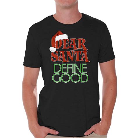 Sear Santa Define Good Shirt Christmas Tshirts For Men Santa Ugly