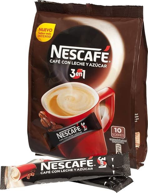 NescafÉ 3 En 1 Bolsa De Café Paquete De 10x18g Amazones