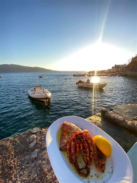 Dica de restaurante pôr do sol em Santorini