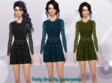 Party Dress The Sims 4 Catalog