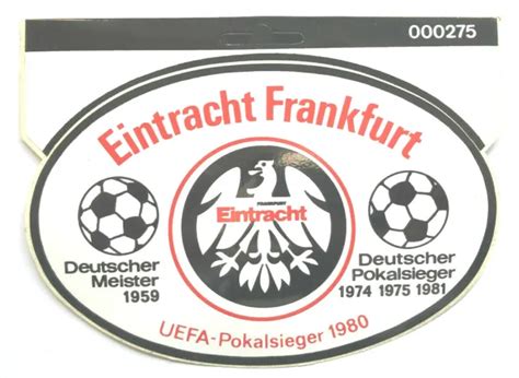 Eintracht Frankfurt Sge Aufkleber Sticker Logo Bundesliga Fussball