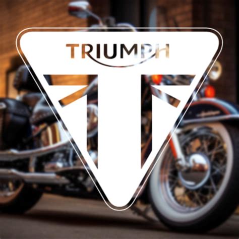 ᐉ Наклейка Логотип Triumph на авто/мото на скло/кузов 25 см • Краща ...